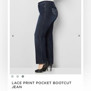 Women’s Avenue boot cut jeans size 24 petite